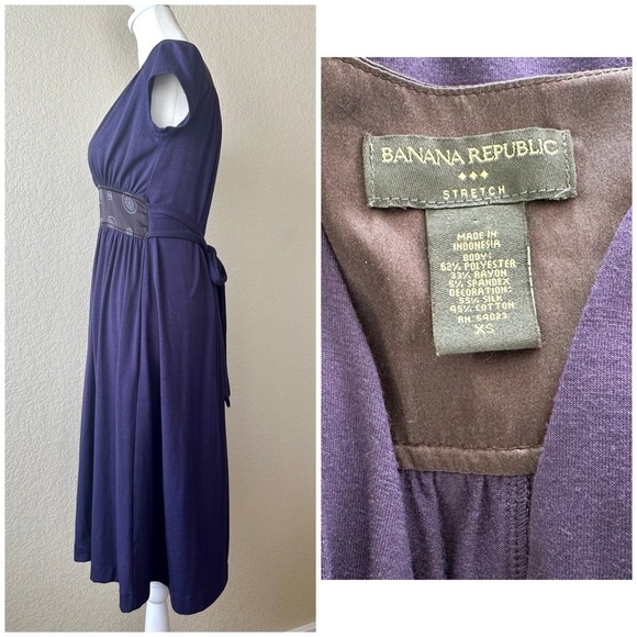 Banana Republic Deep Purple Dress - xs - Picture 3 of 3